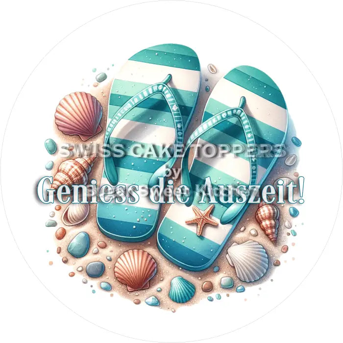 Tortenaufleger Reisen 03 - essbar & personalisierbar - Fondant- Torten- Cupcakeaufleger Sugar Sweet Kitchen