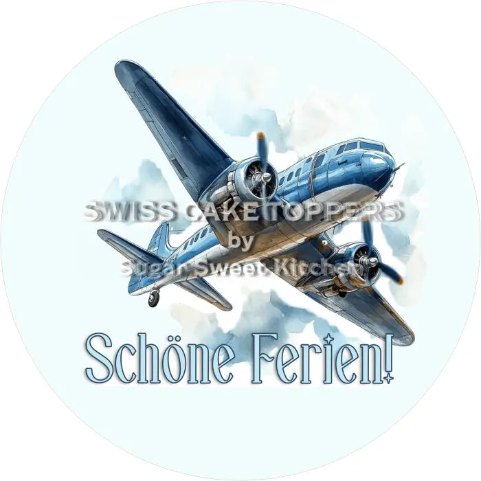 Tortenaufleger Reisen 09 - essbar & personalisierbar - Fondant- Torten- Cupcakeaufleger Sugar Sweet Kitchen