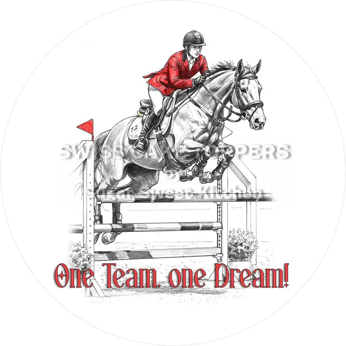 Tortenaufleger Reiten 10 - essbar & personalisierbar - Fondant- Torten- Cupcakeaufleger Sugar Sweet Kitchen
