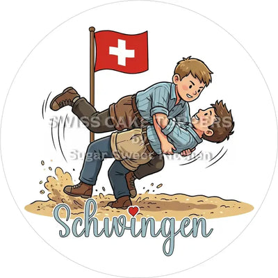 Toppers à gâteau Schwingen4 – comestibles et personnalisables