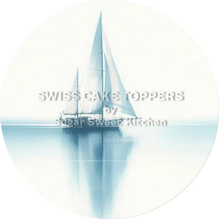 Tortenaufleger Segeln 01 - essbar & personalisierbar - Fondant- Torten- Cupcakeaufleger Sugar Sweet Kitchen