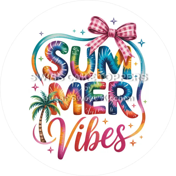 Tortenaufleger Sommer 04 - essbar & personalisierbar - Fondant- Torten- Cupcakeaufleger Sugar Sweet Kitchen