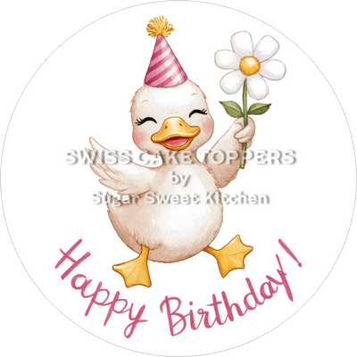 Tortenaufleger süsse Ente1 - personalisierbar