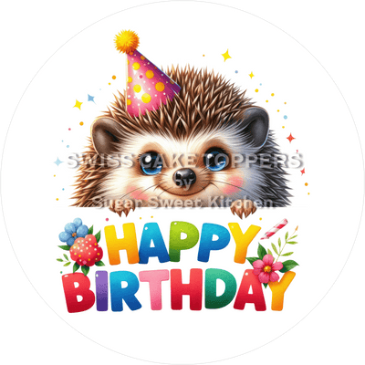 Tortenaufleger süsser Igel2 - personalisierbar