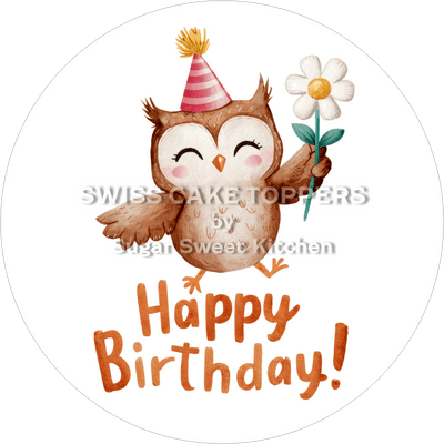 Tortenaufleger süsser Uhu1 - personalisierbar