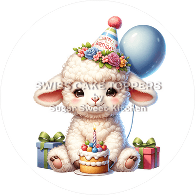 Tortenaufleger süsses Schaf1 - personalisierbar