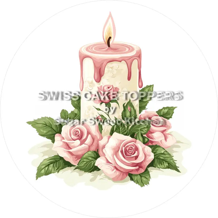 Tortenaufleger Taufe 02 - essbar & personalisierbar - Fondant- Torten- Cupcakeaufleger Sugar Sweet Kitchen
