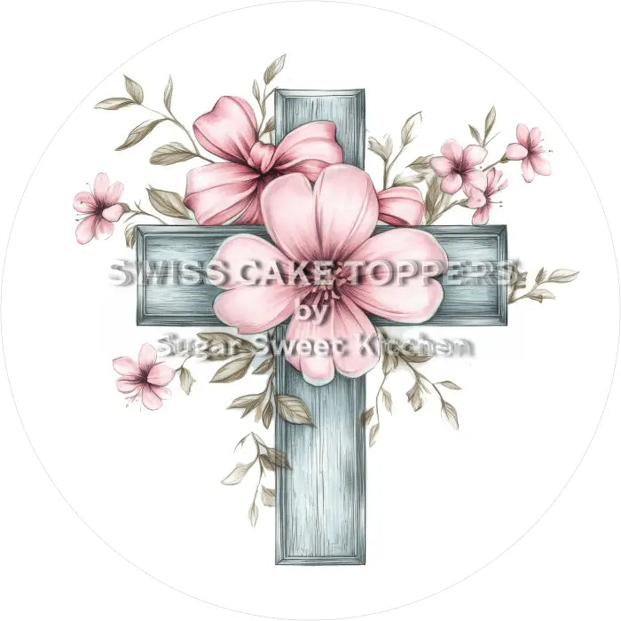 Tortenaufleger Taufe 03 - essbar & personalisierbar - Fondant- Torten- Cupcakeaufleger Sugar Sweet Kitchen