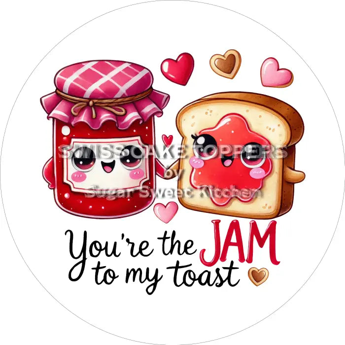 Tortenaufleger Valentinstag Liebe 13 - essbar & personalisierbar - Fondant- Torten- Cupcakeaufleger Sugar Sweet Kitchen