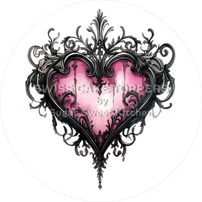 Tortenaufleger Valentinstag Love 07 - essbar & personalisierbar - Fondant- Torten- Cupcakeaufleger Sugar Sweet Kitchen