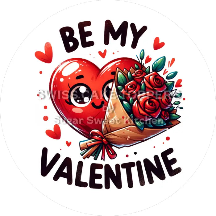 Tortenaufleger Valentinstag Love 13 - essbar & personalisierbar - Fondant- Torten- Cupcakeaufleger Sugar Sweet Kitchen