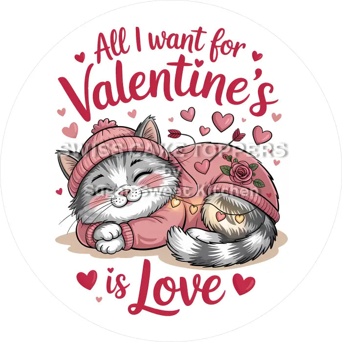 Tortenaufleger Valentinstag Love 17 - essbar & personalisierbar - Fondant- Torten- Cupcakeaufleger Sugar Sweet Kitchen