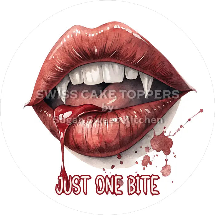 Tortenaufleger Vampire 03 - essbar & personalisierbar - Fondant- Torten- Cupcakeaufleger Sugar Sweet Kitchen