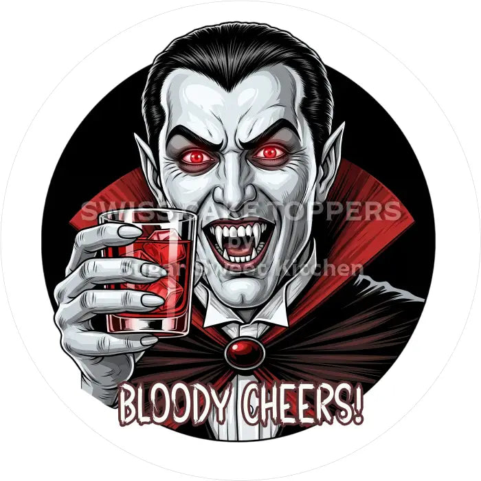 Tortenaufleger Vampire 06 - essbar & personalisierbar - Fondant- Torten- Cupcakeaufleger Sugar Sweet Kitchen