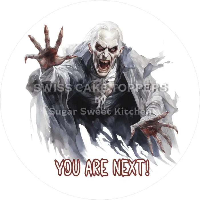 Tortenaufleger Vampire 13 - essbar & personalisierbar - Fondant- Torten- Cupcakeaufleger Sugar Sweet Kitchen