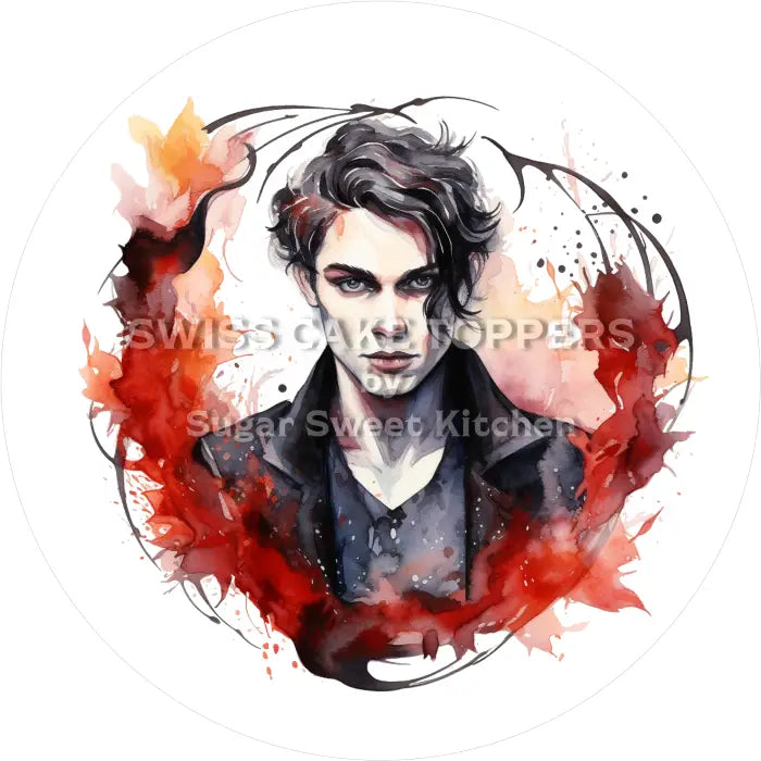 Tortenaufleger Vampire 21 - essbar & personalisierbar - Fondant- Torten- Cupcakeaufleger Sugar Sweet Kitchen