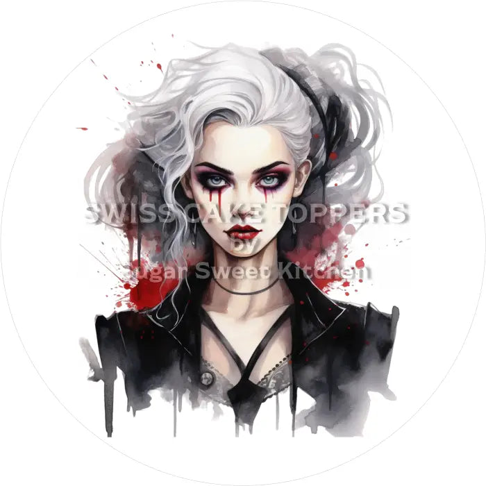 Tortenaufleger Vampire 29 - essbar & personalisierbar - Fondant- Torten- Cupcakeaufleger Sugar Sweet Kitchen