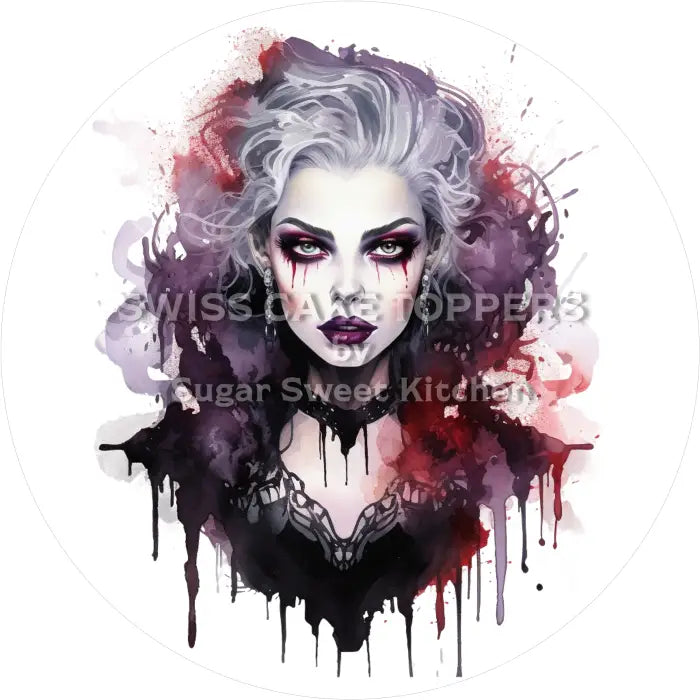 Tortenaufleger Vampire 30 - essbar & personalisierbar - Fondant- Torten- Cupcakeaufleger Sugar Sweet Kitchen