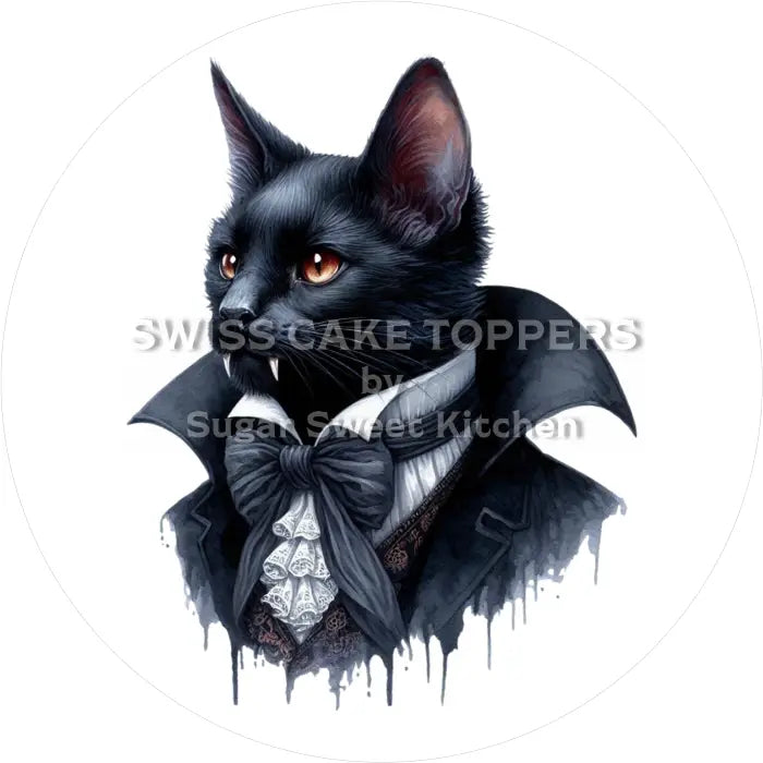 Tortenaufleger Vampire 43 - essbar & personalisierbar - Fondant- Torten- Cupcakeaufleger Sugar Sweet Kitchen