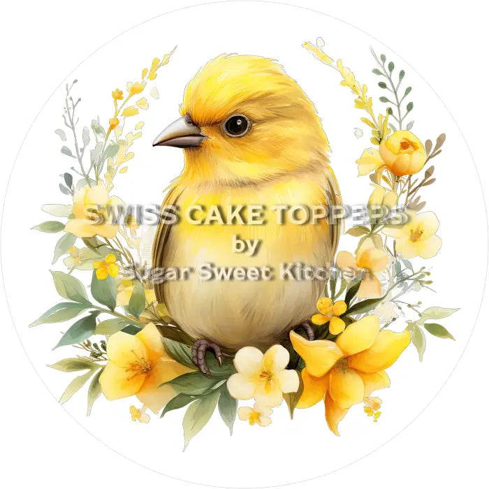 Tortenaufleger Vogel 21 - essbar & personalisierbar - Fondant- Torten- Cupcakeaufleger Sugar Sweet Kitchen