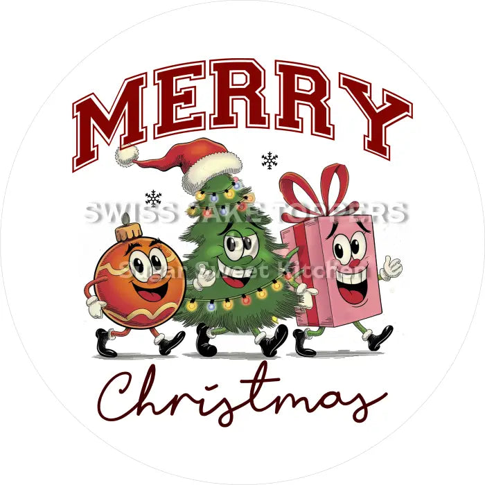 Tortenaufleger Weihnachten 24 - essbar & personalisierbar - Fondant- Torten- Cupcakeaufleger Sugar Sweet Kitchen