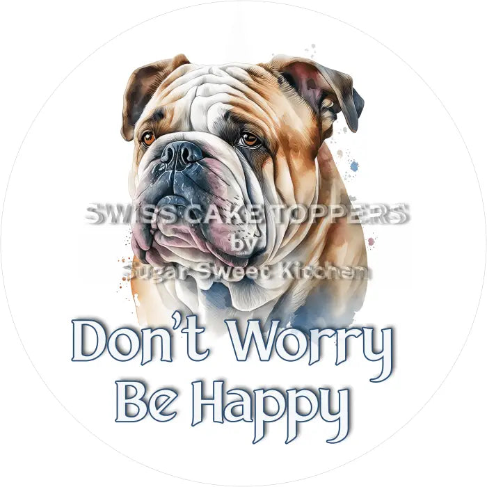 Tortenaufleger Zitate Hund 03 - essbar & personalisierbar - Fondant- Torten- Cupcakeaufleger Sugar Sweet Kitchen
