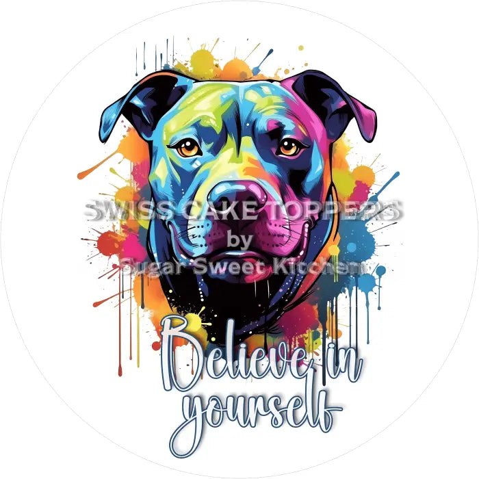 Tortenaufleger Zitate Hund 04 - essbar & personalisierbar - Fondant- Torten- Cupcakeaufleger Sugar Sweet Kitchen