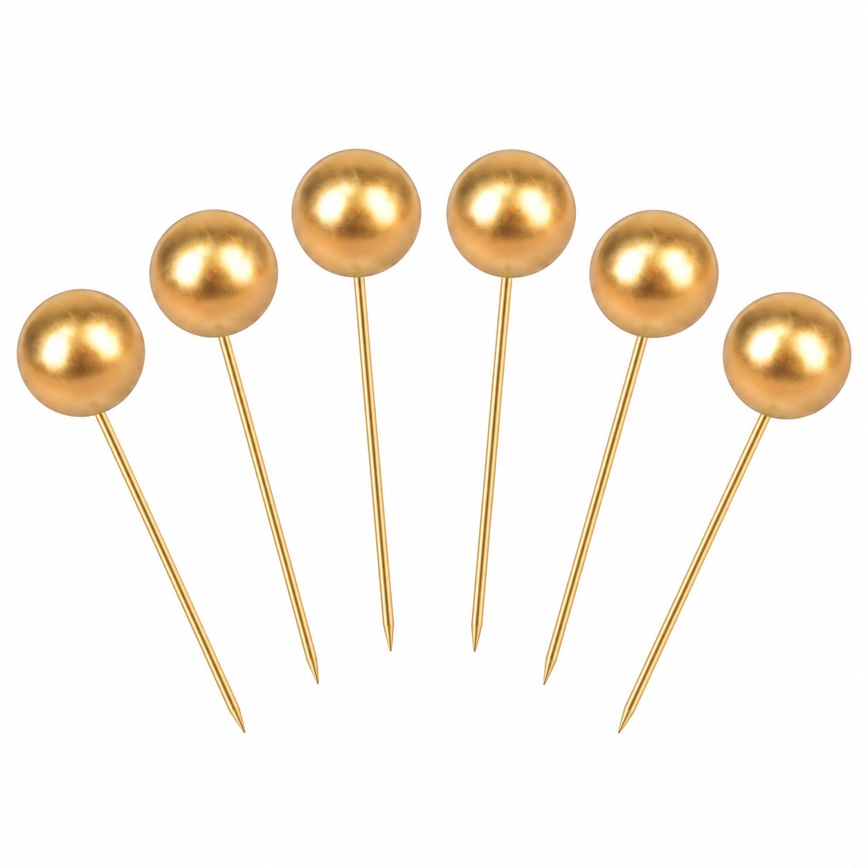 Tortendeko Kugeln Gold – Cake Topper Set / 6-teilig - Tortendekoration Sugar Sweet Kitchen