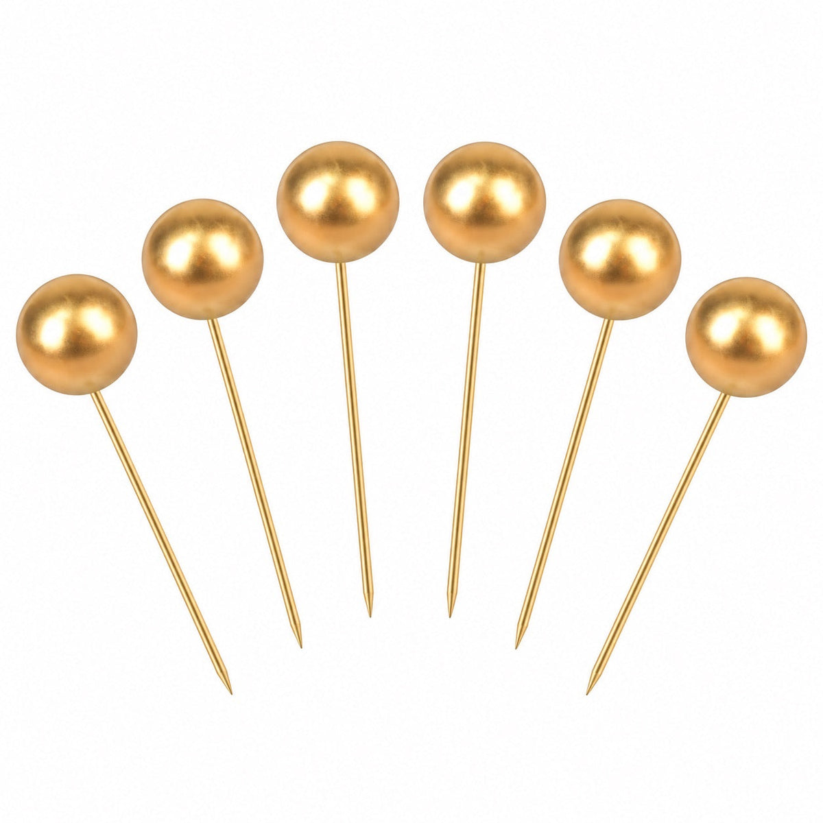 Tortendeko Kugeln Gold – Cake Topper Set / 6-teilig - Tortendekoration Sugar Sweet Kitchen