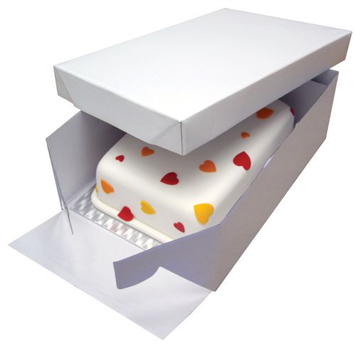 Tortenkarton & Cake Board rechteckig 38x27x15cm / PME - Verpackungen Sugar Sweet Kitchen