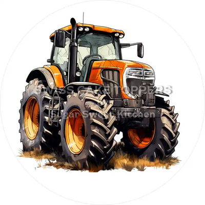 Tortenaufleger Traktor 04 - essbar & personalisierbar