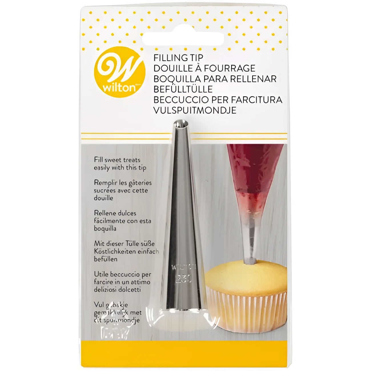 Tülle zu befüllen von Gebäck Wilton / 1Stk. - Tortendekoration Sugar Sweet Kitchen