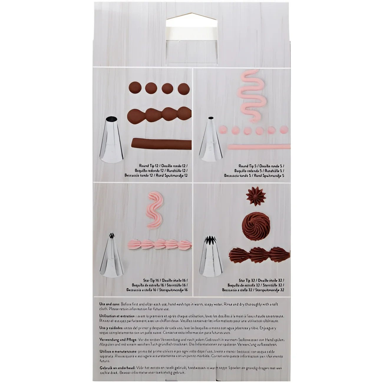 Tüllen Set Mini-Treats Wilton / 12tlg. - Tortendekoration Sugar Sweet Kitchen