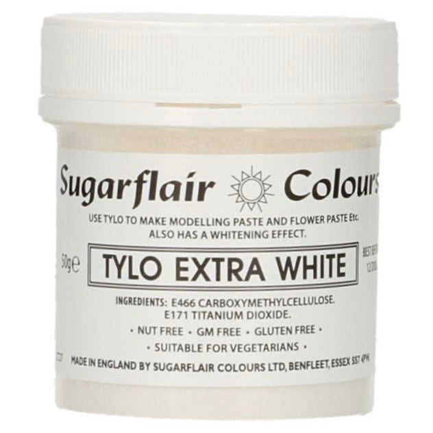 Tylo-Pulver extra white Sugarflair - Backzutaten Sugar Sweet Kitchen