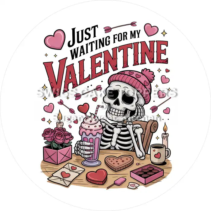 Valentins- Tortenaufleger Love10 - personalisierbar - Fondant- Torten- & Cupcakeaufleger Sugar Sweet Kitchen