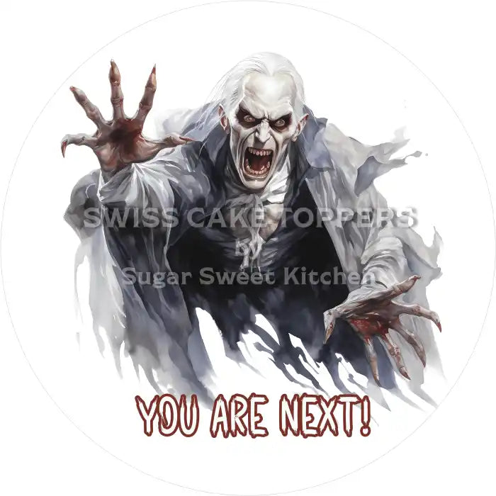 Vampire Tortenaufleger13 - personalisierbar - Fondant- Torten- & Cupcakeaufleger Sugar Sweet Kitchen