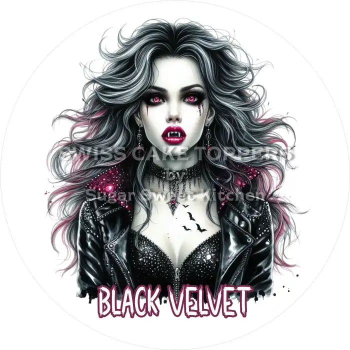 Vampire Tortenaufleger5 - personalisierbar - Fondant- Torten- & Cupcakeaufleger Sugar Sweet Kitchen