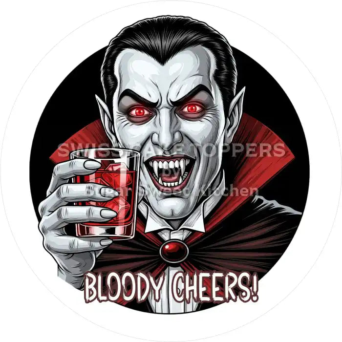 Vampire Tortenaufleger6 - personalisierbar - Fondant- Torten- & Cupcakeaufleger Sugar Sweet Kitchen