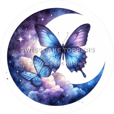Verzauberter Mond-Tortenaufleger11 - personalisierbar