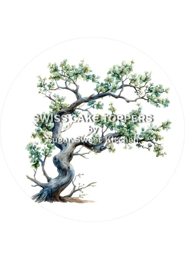 Wald-& Bäume-Tortenaufleger - Ast1 - personalisierbar - Fondant- Torten- & Cupcakeaufleger Sugar Sweet Kitchen