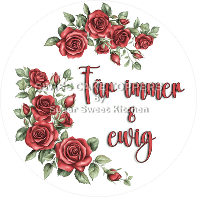 Wedding Vibes Tortenaufleger 