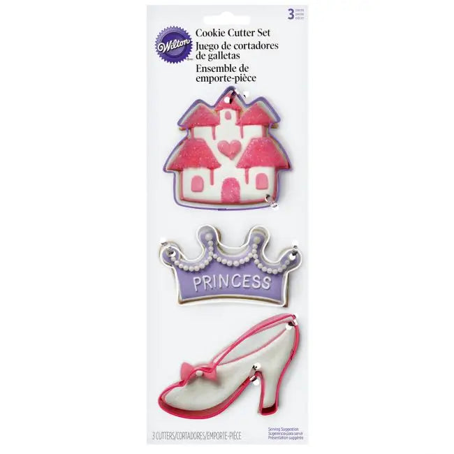 Wilton Ausstecher-Set ’Prinzessin’ / 3Stk. - Keksausstecher Sugar Sweet Kitchen