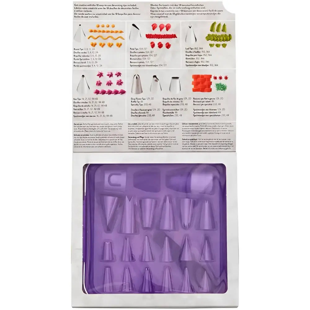 Wilton DeLuxe-Decoration-Set / 46tlg - Tortendekoration Sugar Sweet Kitchen