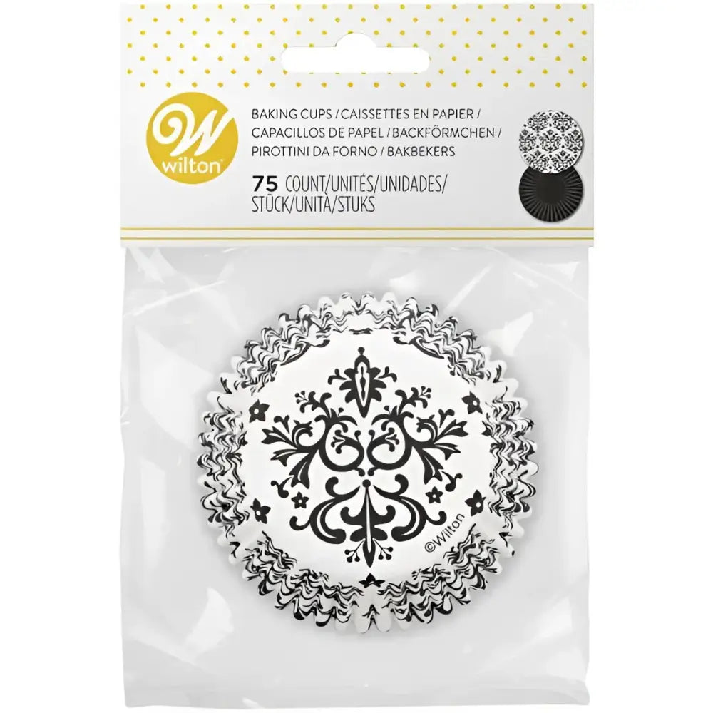 Wilton Muffinförmchen Damask / 75Stk - Muffinbackform Sugar Sweet Kitchen