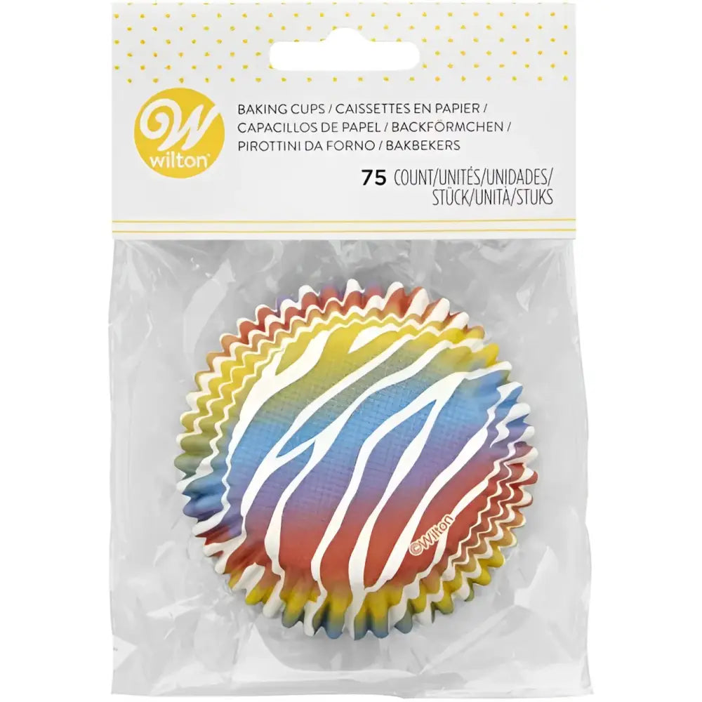 Wilton Muffinförmchen Zebra / 75Stk - Muffinbackform Sugar Sweet Kitchen