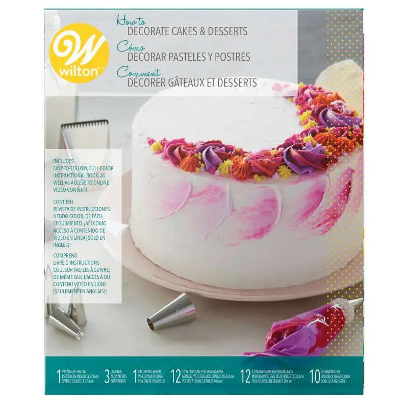 Wilton-Set ’How to decorate Cakes & Desserts’ - Tortendekoration Sugar Sweet Kitchen