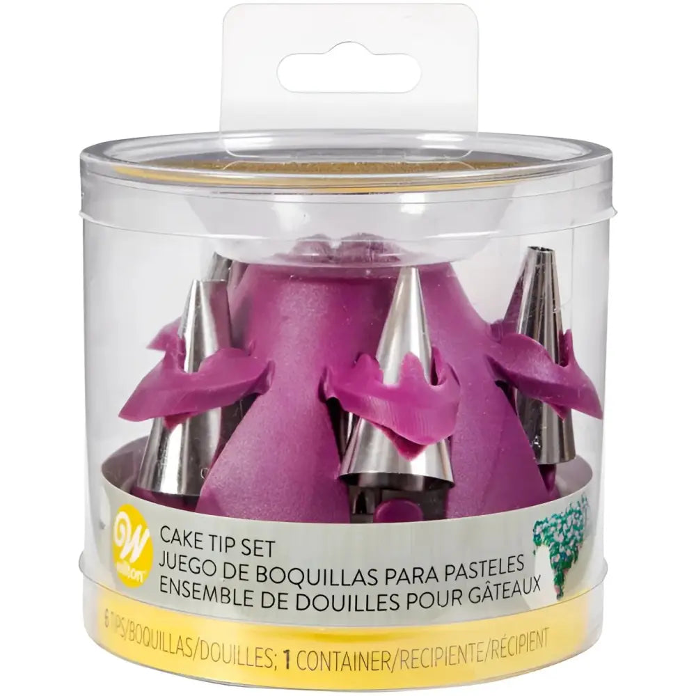 Wilton Tüllenset inkl. Halter für die Abwaschmaschine / 7tlg - Tortendekoration Sugar Sweet Kitchen