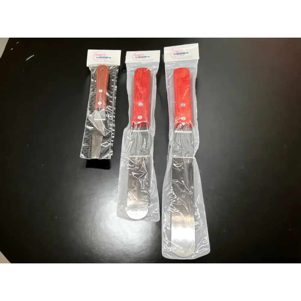 Winkelpaletten in 3 versch. Grössen / Holzgriff - Tortendekoration Sugar Sweet Kitchen