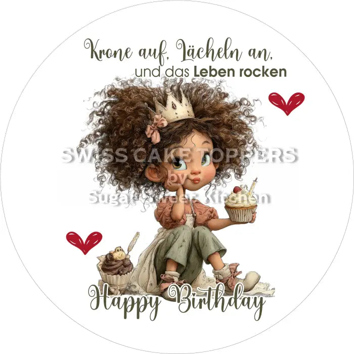 Tortenaufleger Geburtstag witzig 06 – essbar & personalisierbar - Fondant- Torten- Cupcakeaufleger Sugar Sweet Kitchen