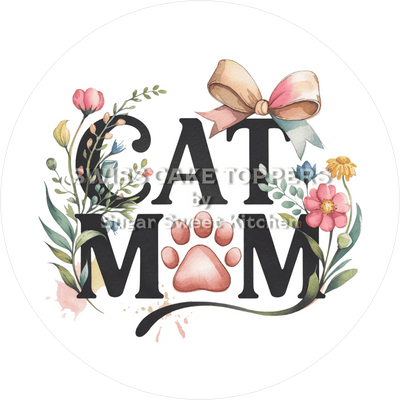 Witziger Katzen-Tortenaufleger12 - personalisierbar